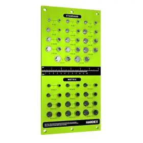 H4611 Hardex Nut And Bolt Thread Checker - Size Gauge Sizing Tool