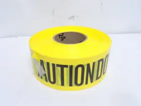Bt08ec-3 Harris 249616 New-no Box Barricade Tape Black/yellow Do Not Enter