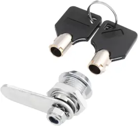 Sz040010020124rk-1 Hicello Drawer Tubular Lock 16mm Zinc Alloy Security Cam Cylinder Silver