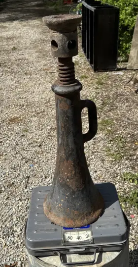 10010 Ii B Antique &b Screw Jack 2x18 House Railroad Nice Shipping Read All