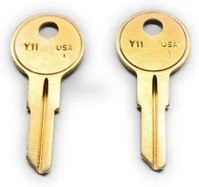 Ilco 768114481664 Two Keys For Herman Miller File Cabinet Office Furniture Cut To Lock/key Gold