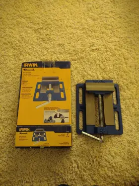 586-226340 Irwin Quick-grip Drill Press Vise - 4 Inch New In Box