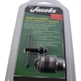 30248 Jacobs New Adapt-a-drive Drill Chuck 1/4ftft Capacity Hex Mount Kg1 Key
