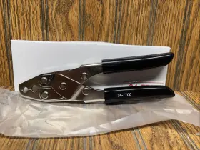 24-7711p Jci Cinch Prestige Aim 24-7700 Hand Crimper Crimp Tool - Black 8 Inch Long Brand New