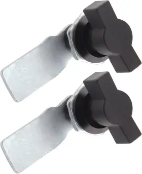 2021071971 Jiozermi 2 Packs 5/8 Inch Thumb Operated Offset Cam Lock Fits On 0.35ftft 9mm Max A Type