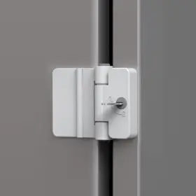 Bxs-02-01 Jolas House 1 Pack Refrigerator Door Locks Double Button Adhesive Fridge Lock With