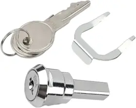 Jowxsx 798977516968 Silver Universal Toolbox Lock Iron Cabinet Insert Linkage