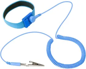 Ats-w24 Kingwin Adjustable Anti Static Esd Wrist Strap Grounding Bracelet Protect Pc Electronics