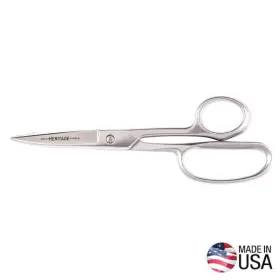 Klein Tools 092644760822 9 Inch Straight Stainless Trimmer Large Ring