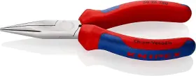 Knipex 843221011963 30 25 140 Long Nose Pliers 5 51 Inch With Round Jaws Soft Grip
