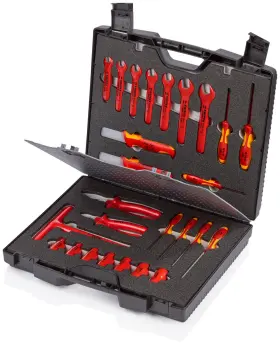 Knipex 843221017965 98 99 12 26 Pc Standard Tool Kit-1000v Insulated