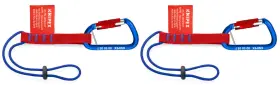 Knipex 843221027377 00 50 06 T Bka 13 Inch Tool Tethering Adaptor Straps With Captive Eye Carabiner