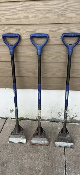 Removers-3pc Kobalt 0607321 Kobalt-shingle Lot-50 Inch -long Handles-used/fully-functional