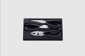 Ktc Ntp03 Nepros 3-piece Plier Set Premium High Grade Hand Tools Made In Japan