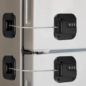 Mms-165057 Kusaiooi Fridge Lock Refrigerator Freezer Childproof Locks For Cabinets And Black