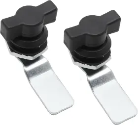 220926018 Kyuionty 2 Pcs Thumb Operated Offset Cam Lock T Handle Pack Black