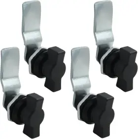 241224005 Kyuionty 4 Pcs Thumb Operated Offset Cam Lock T Handle Swing Pack