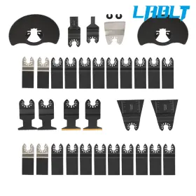 Om378819oc Lablt 35 Oscillating Premium Multitool Kit For Wood Metal Plastics Saw Blades