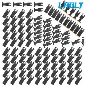 Om378927oc Lablt 110pcs Oscillating Saw Blades Set Professional For Soft Metal Wood
