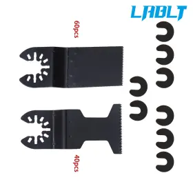 Om379026oc Lablt 100pcs Oscillating Saw Blades Quick Release Wood Plastic Multitool