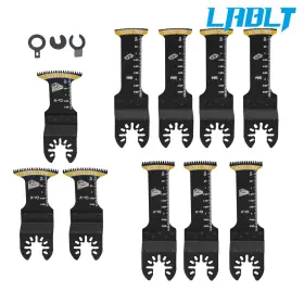Om379098oc Lablt 3 Types 10 Pcs Steel Oscillating Tool Blade For Metal Cutter Carbon