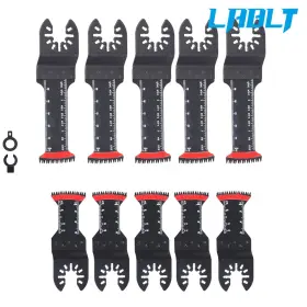 Om379143oc Lablt 5 Pcs 1-1/2 Inch 2-11/16 Saw Blades Curved-tec Ocillating Tool