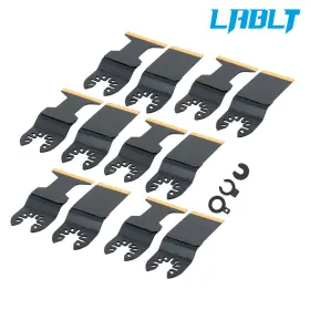 Om379170oc Lablt 12pcs Multi Tool Blades Oscillating Metal Cutting For