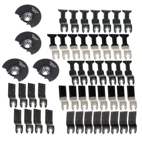Qs468016qr Lablt Oscillating Tool Blades Multitool Metal Wood Plastic Cutting Saw 50 Pc