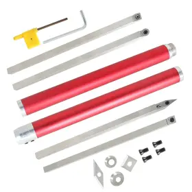 Qs468864qr Lablt 6 Lathe Tools Carbide Wood Turning Finisher Rougher Detailer