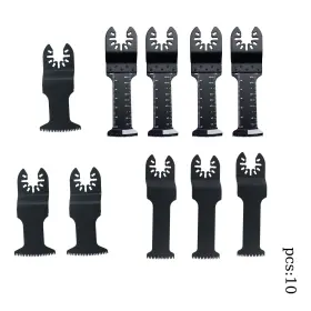 Qs673200qr Lablt 10pcs Bi-metal Japanese Tooth Extra Long Multitool Universal Blades Kits