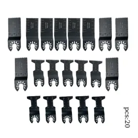 Qs673280qr Lablt 20pcs Professional Oscillating Tool Blade 4 Type For Metal Cutting Blades