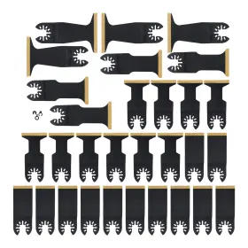 Qs673424qr Lablt Steel Oscillating Tool Blade 30 Pieces 4 Types Carbon Black