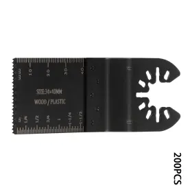 Qs673712qr Lablt 1-3/8 Inch 200 Pack Oscillating Tool Blade Wood And Plastic Saw Blades