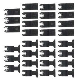Qs673872qr Lablt Bi-metal Oscillating Multi Tool Saw Blades Set 15pcs 1-3/8 Inch And 1-3/4