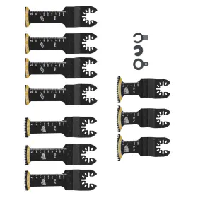 Qs673952qr Lablt 10pcs Professional Steel Oscillating Tool Blade 3 Types For Metal Cutting