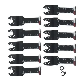 Qs673984qr Lablt 10pcs Extra Long Japanese Tooth Bi-metal Oscillating Saw Blades For Wood