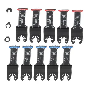 Qs674000qr Lablt For Wood 10pcs Extra Long Bi Metal Japanese Teeth Oscillating Saw Blades