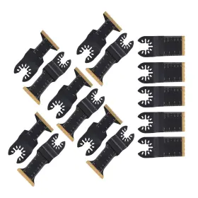 Qs674112qr Lablt 15pcs Multitool Oscillating Tool Blade Metal Cutting For Wood Nails Screws