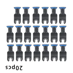 Qs674272qr Lablt 20pack Curved Edge Oscillating Multitool Clean Cut Saw Blades For Plastic