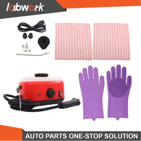 110v-garage Labwork Tl39573q Commercial Steam Cleaner 2500w/110v-garage Floor And Machinery Use Red
