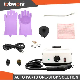 110v-garage Labwork Tl39574q Commercial Steam Cleaner 2500w/110v-garage Floor And Machinery Use White