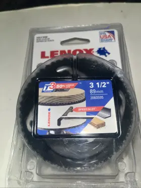 2060595 Lenox Hole Saw Speed Slot Blade 31/2 Inch 89mm Pn Bi Metal