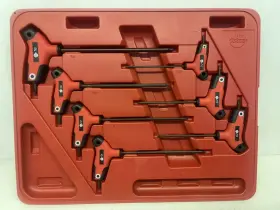 Shktt7pt Mac Tools 7pc. Bi-material T-handle Star Key Set