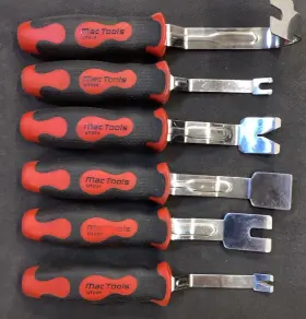 Ut028 Mac Tools Ut018 Ergo Upholstery Set 6 Pc Ut031 Ut027 Ut029 Ut026 Red