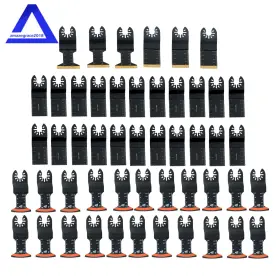 Amz180085 Marddpair 50pcs Titanium Oscillating Tool Blades Curved Edge Saw