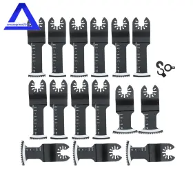 Amz1809311 Marddpair Bi-metal Japanese Tooth Extra Long Oscillating Tool Blade 15pcs For Metal Wood