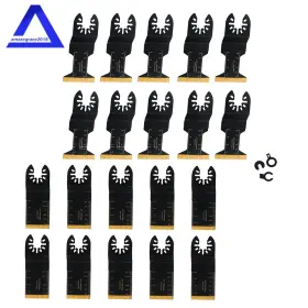 Amz1809526 Marddpair 20pcs 2type Oscillating Saw Blades Kit Multitool Cutting For Metal Wood