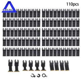 Amz1810472 Marddpair 110 Pcs Universal Titanium Oscillating Saw Blades Tool Blade For Metal Nail Wood