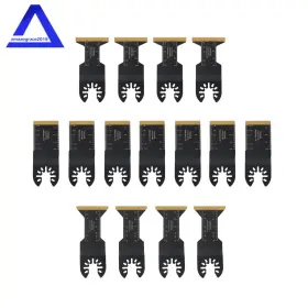 Amz1810988 Marddpair 15 Pcs Titanium Oscillating Saw Blades Metal Cutting Multitool For Nails