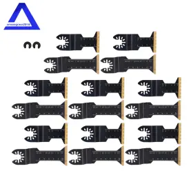 Amz1811074 Marddpair 16pcs Professional Steel Oscillating Tool Blade 2 Types For Metal Cutting Blades